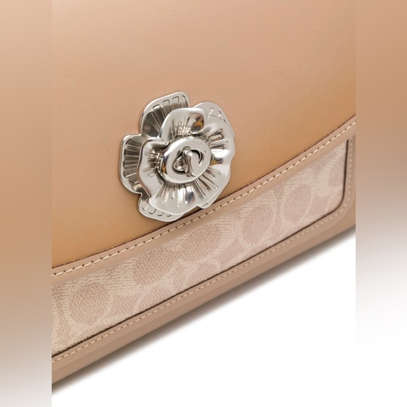 NEW👜COACH Parker Signature Leather Shoulder Bag - Picture 14 of 16